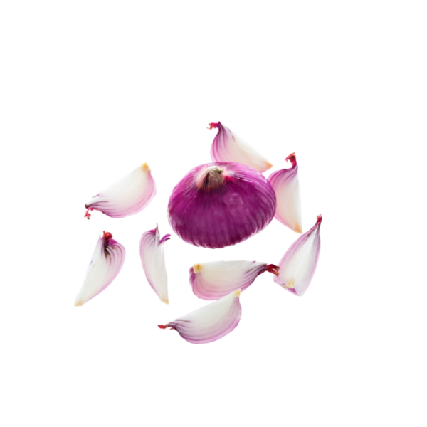 Red onion peeled